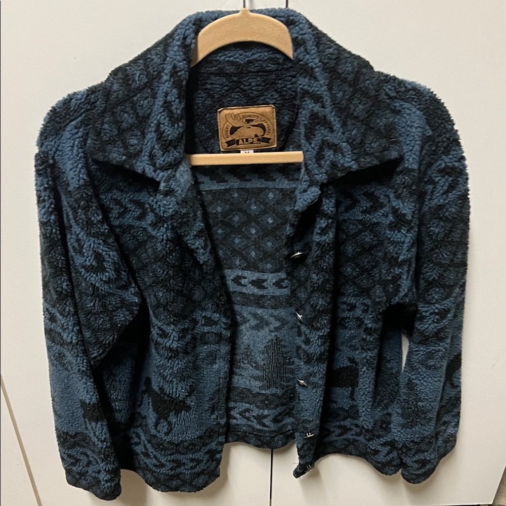 Pendleton Black and Blue Teddy Jacket